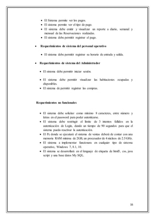 Proyecto hotel villa del sur Cañete