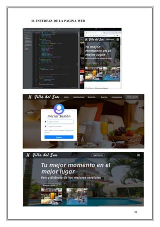 Proyecto hotel villa del sur Cañete