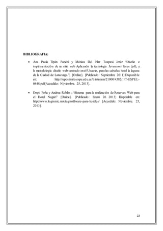 Proyecto hotel villa del sur Cañete