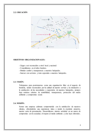 Proyecto hotel villa del sur Cañete