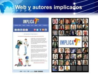 Web y autores implicados
 