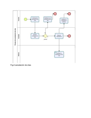 Fig.2 cancelación de citas
 