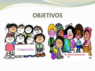 OBJETIVOS
No Discriminación