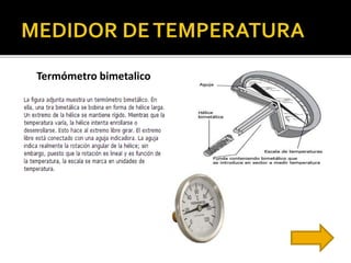 Termómetro bimetalico 
 