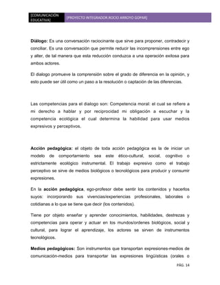 Proyecto integrador comunicacion