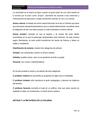 Proyecto integrador comunicacion