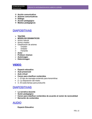 Proyecto integrador comunicacion