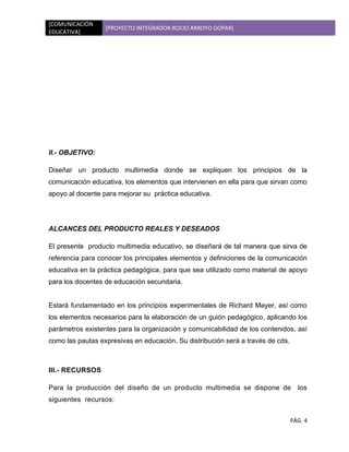 Proyecto integrador comunicacion