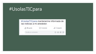 #UsolasTICpara
 