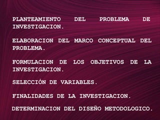 PROYECTO DE INVESTIGACION