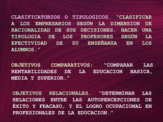 PROYECTO DE INVESTIGACION