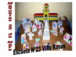 Maquetas 25 de Mayo Escuela Nº23 Villa Rosas 