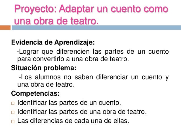 Diferencias De Un Cuento Y Una Obra De Teatro Esta