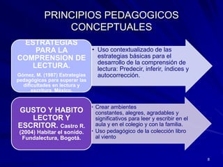 PRINCIPIOS PEDAGOGICOS CONCEPTUALES 8
