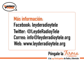 Proyecto ley  Radio y Televisión, foro realizado en el Consejo Inst TEC