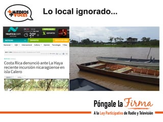 Lo local ignorado...
 