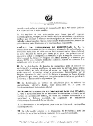 Proyecto de Ley General de Telecomunicaciones, Tecnologías de Información y Comunicación - 2011