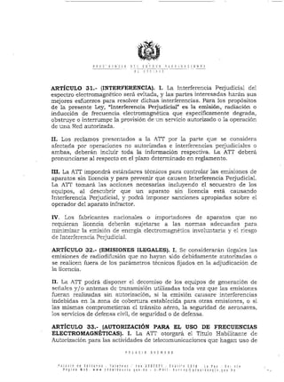 Proyecto de Ley General de Telecomunicaciones, Tecnologías de Información y Comunicación - 2011