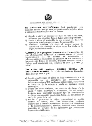 Proyecto de Ley General de Telecomunicaciones, Tecnologías de Información y Comunicación - 2011