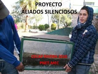 PROYECTO  ALIADOS SILENCIOSOS CECAP RIVERA 2010 PNET-MEC 