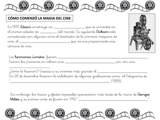 Proyecto luces, cámara y acción | PPT