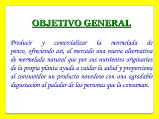 Para ello se ha creado esta idea de producción y comercialización del dulce, con el fin de demostrar productos nuevos, innovadores y nacionales que puedan satisfacer todas las necesidades que el consumidor exige como parte fundamental de la presente propuesta.
