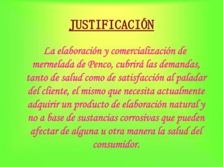 Los colores que se utilizó para la creación del slogan fue el amarillo que representa la juventud, vivacidad y alegría que muestran las integrantes del grupo de trabajo, conjuntamente con el color verde que representa la naturaleza de donde nace la planta, además señala que el producto es elaborado sin ninguna clase de aditivos  y preservantes que perjudiquen la salud del consumidor, especialmente para las personas que presentan diabetes y obesidad.