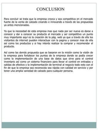 proyecto final zapateria