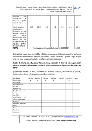 Proyecto para pgoc emma salazar 2019 sensibilizar para clasificar hacia ...