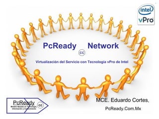 PcReady  Network  Virtualización del Servicio con Tecnología vPro de Intel MCE. Eduardo Cortes ,  PcReady.Com.Mx PcReady Modelo Basado en Tecnología,  Información y Conocimiento CC CC 