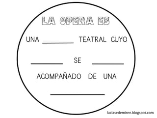 laclasedemiren.blogspot.com
TEATRAL CUYO
SE
ACOMPAÑADO DE UNA
UNA
 