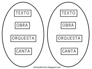 laclasedemiren.blogspot.com
OBRA
ORQUESTA
TEXTO
CANTA
OBRA
ORQUESTA
TEXTO
CANTA
 