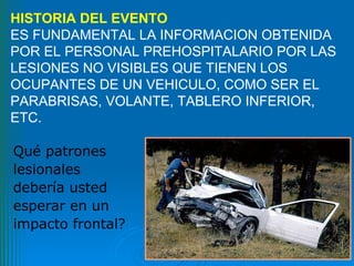 Curso Cinematica del Trauma Hospital Cafayate | PPT