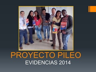 PROYECTO PILEO
EVIDENCIAS 2014
 