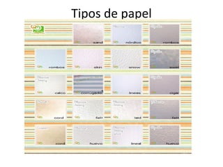 Tipos de papel 