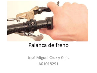 Palanca de freno
José Miguel Cruz y Celis
A01018291
 