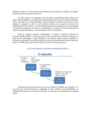 Proyecto publico y privado