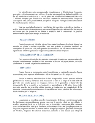 Proyecto publico y privado