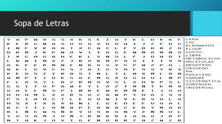 Sopa de Letras
 