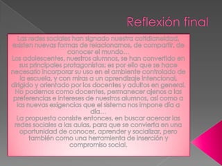 Proyecto redes sociales.