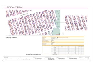 Sra. Blanca Figueras
REFORMA INTEGRAL C/ Baluard 57 (Barcelona)
PROYECTO CLIENTA INTERIORISMO FECHA PLANO ESCALA
Pons Amades, Anna
6 de Junio del 2013 - 1
REFORMA INTEGRAL
PLANO EMPLAZAMIENTO
N
 