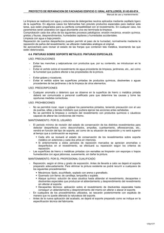 Proyecto rehabilitacion fachada edificio