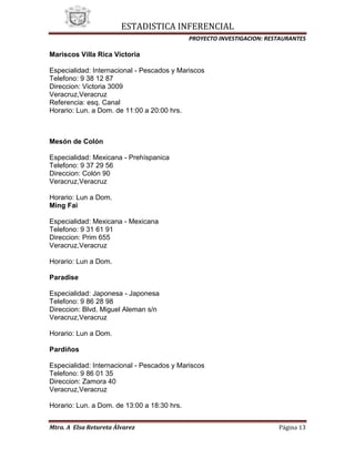 Proyecto restaurantes avance 4