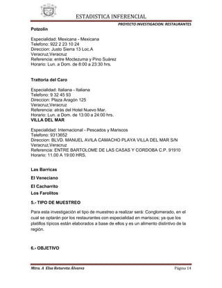 Proyecto restaurantes avance 4