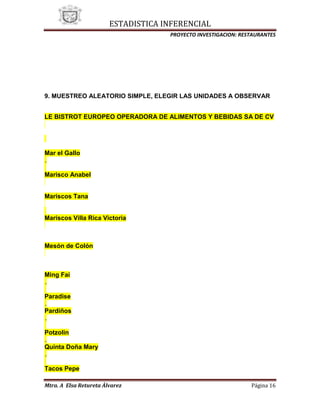 Proyecto restaurantes avance 4