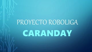 PROYECTO ROBOLIGA
CARANDAY
 