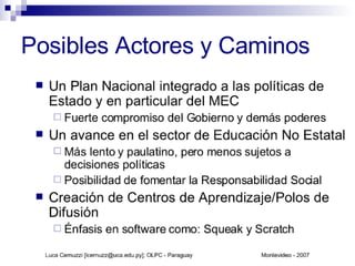 Proyectos 1:1 Paraguay