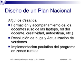 Proyectos 1:1 Paraguay