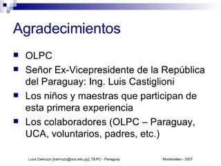 Proyectos 1:1 Paraguay