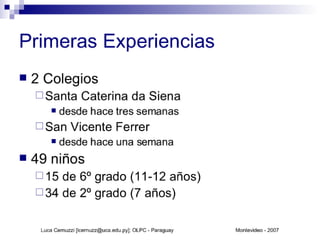Proyectos 1:1 Paraguay